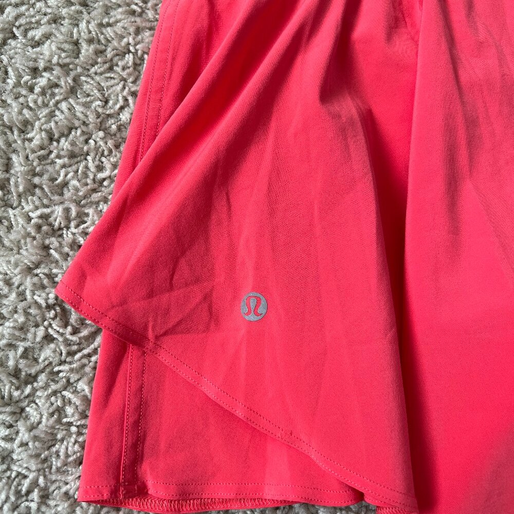 Lululemon Court Rival High Rise Skirt Pale Raspberry Sz 4 - Picture 4 of 6